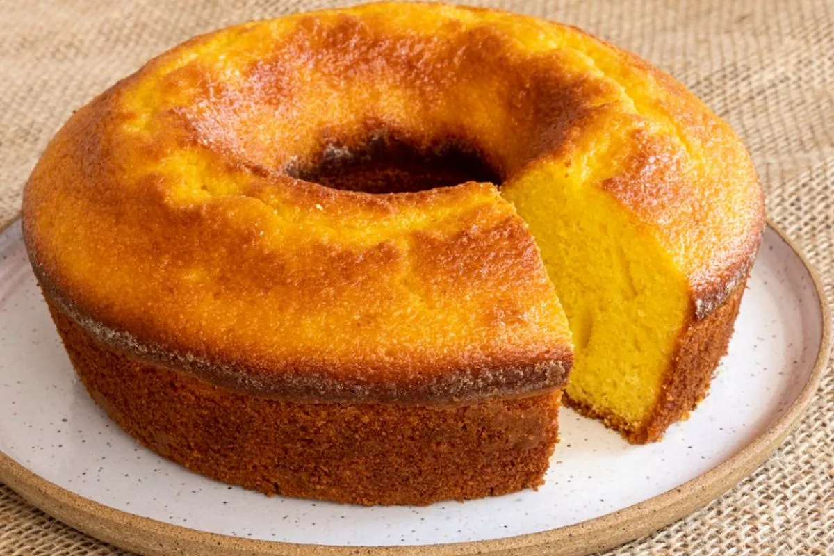 Bolo de Fubá sem Leite Receita Saudável e Simples